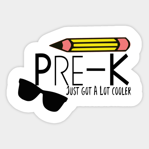 Pre-K First Day of School design Sticker by Cargoprints